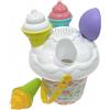 Secchiello Gelato Manico Giallo Kit Gelato di Sabbia Portatile per Bambini