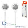 JBL AURICOLARE JBL TUNE 305C CUFFIE IN-EAR CON FILO MICROFONO 3 COMANDI BIANCO