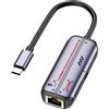 No Adattatore Ethernet USB 2.5G con Ricarica PD da 100 W, Convertitore di Rete4103