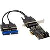 No Scheda Riser PCIE DB25 25 Pin Porta Parallela Schede di Controllo Della Com4734