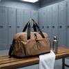 Borsone Espandibile Nero Duffel Bag Pieghevole per Sport