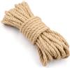 Neerow Corda di canapa, 10 mm, 10 m, corda di iuta, corda di iuta naturale, per giardin
