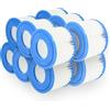 vhbw 12x Cartuccia filtrante tipo VI per Bestway Lay-Z-Spa Paris Palm Springs piscina
