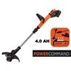 BLACK+DECKER Black & Decker Tagliabordi (18V; 1 batteria; 4Ah) (taglio d. 8cm ) STC1840EPC