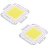 No 2X 50W Chip LED per Lampada Faretto Luce Bianco 3800LM Alta Potenza DIY B3T7