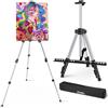 Ohuhu Cavalletto Pittura 43 a 168 cm Ohuhu cavalletto per dipingere in alluminio con