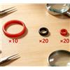 Guarnizioni Silicone Macchina Caffè Professionale 10 Grandi Rosso 20 per piccolo