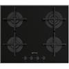 Smeg Piano cottura gas 4 zone SELEZIONE PV264B Black (60cm)
