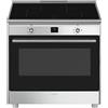 Smeg Cucina elettrica 4 zone cottura Forno elettrico CLASSICA CG90CIXT Inox