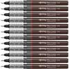 Rotring 1904756 Penna, 0.5, Nero, 12 Pezzi