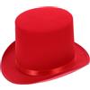 Cappelli da cappello da mago Magician Costume Party Dress Up Accessorio (rosso)