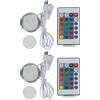 No 2 Set per Lab Kit Lampada A LED Parti di Luce A LED Regolabili Hardwa4042