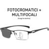 Erikole OCCHIALI DA VISTA ANTI LUCE BLU LETTURA UOMO MULTIFOCALI PROGRESSIVI PRESBIOPIA