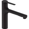 hansgrohe Zesis M33 - Rubinetto da Cucina con Doccetta Estraibile in Metallo (2 Getti), Miscelatore Cucina con Altezza Bocca 160 Mm, Rubinetto Monocomando con Bocca Girevole, Nero Opaco