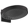 hansgrohe Rainfinity Soffione doccia 360 3 getti con attacco a parete, nero opaco, 26234670