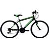 MASCIAGHI Bici 26 MTB uomo 18 velocità nero verde Bicicletta Coppi Girardengo o Frejus
