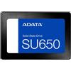 Adata Ultimate SU650 512GB SSD Interno 2.5" SATA 520MB/s Hard Disk Stato Solido