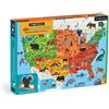 Galison Little Park Ranger National Parks Map of the U.S.A. Geography Puzzle