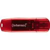 Intenso chiavetta USB 128 GB A 2.0 Rosso Trasparente con LED