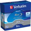 Verbatim BD-R 25GB 6x (5) 43836 Jewel Case e6QS