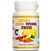 Natural Sprint Curcuma Piperina e Vitamina C plus Limone e Zenzero Dose Forte di Curcuma 5000