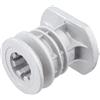 Staffa argento 22,2 mm per Castel per rasaerba a scoppio da giardino 22465607/0