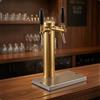 Torre Birra Finitura Oro Impianto di Spillatura Vassoio