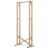 FOPPAPEDRETTI appendiabiti Snake 60 legno da terra moderno con ruote