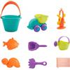 Set Giochi Spiaggia TPE Giocattoli da Sabbia Gomma Morbida per Sabbiera,