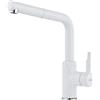 FRANKE 115.0595.088, Rubinetto per lavello da cucina Urban pull-out, Bianco polar