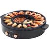 VEVOR Pentola Hot Pot con Grill 1800W Funzioni 2 in 1 Elettrico Senza Fumo, Hot Pot per Barbecue Coreano con Controllo Separato Doppia Temperatura, Padella Antiaderente con Griglia BBQ