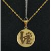Dopazo Pendente E Catena Oro 18K 750 MLS. Serie ANIMAL LOVE. Mod. 3 Impronta Di Cane
