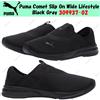 Puma Comet slip on wide lifestyle nero grigio 309937-02 taglia uomo