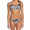 JAKED Costume Da Bagno Due Pezzi Donna Zebra Nero #JCTBD10001 40 NWT