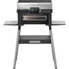WMF Profi Plus Urban Master Grill, grill elettrico fino a 340°, forno integrato fino a 200°, 3000 Watt, 2 in 1, per esterni, in acciaio inox opaco