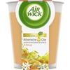 Airwick Air Wick Candela profumata di benessere XL in vetro - Fragranza: agrumi - Durata fino a 40 ore - Contiene oli essenziali naturali - 220 g di candela profumata