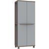 Terry Jrattan 368, Armadio Portascope 2 Ante, 4 Ripiani, Effetto Rattan | Organizza garage, cantina, balcone e ripostiglio, ante a 180° con predisposizione lucchetto, 90% plastica riciclata