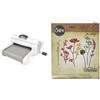 Sizzix Big Shot Plus Fustellatrice, Acciaio Inossidabile, 19x29.9x40cm con Set Fustella Fiori selvatici