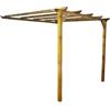 VivaGarden Pergola da Esterno Addossata in Legno 3 x 2,8 mt Legno