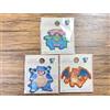 Pokémon Tasca Mostri Ufficiale Guarnizione / Ferro Su Toppa Venusaur Charizard Blastoise