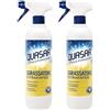 QUASAR PULITO STELLARE Quasar - Sgrassatore Extrarapido - Senza Aloni, Risciacquo Immediato, Profumo di Limone - 680 ml (Confezione da 2)