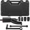 VEVOR Set di Chiave Dinamometrica 25,4 mm Rapporto 1:58 Moltiplicatore di Forza con 4 Bussole, Set Moltiplicatore Svita Bulloni 4800 Nm per la Rimozione dei Dadi per Riparazione Auto Officina Garage