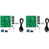 No 2X Kit Tester Accoppiatore Ottico 555 Applicazione Circuito Pratica Saldatu3919