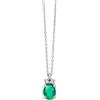 MILUNA GEMME PREZIOSE SMERALDO COLLANA REFERENZA CLD4651X NUOVA