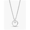 Pandora Collana Pandora 393165C01-45 con Perla d'Acqua Dolce Coltivata e Pavè Argento