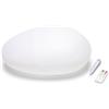 Velamp Stone Sasso Luminoso LED RGB a Ricarica Solare 40cm, IP66, con Telecomando. Scelta tra Bianco e 7 Colori. Wireless. per Giardino, terrazzo, Piscina