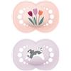 MAM Original Succhietto 16+ Mesi (Set da 2), Ciuccio MAM 16 36 mesi silicone con
