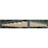 TOP TELO RICAMBIO COPERTURA PERGOLA 2017 MT.3x4 POLIESTERE SPALMATO Ecrù TETTO