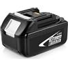 wowrmaykay Sostituzione da 5,0 Ah per batteria Makita da 18V BL1860 BL1820 BL1830B BL1840B