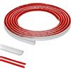 Zayejod 3 Metri PVC Nastro Sigillante Autoadesivo Battiscopa Morbido Striscia di